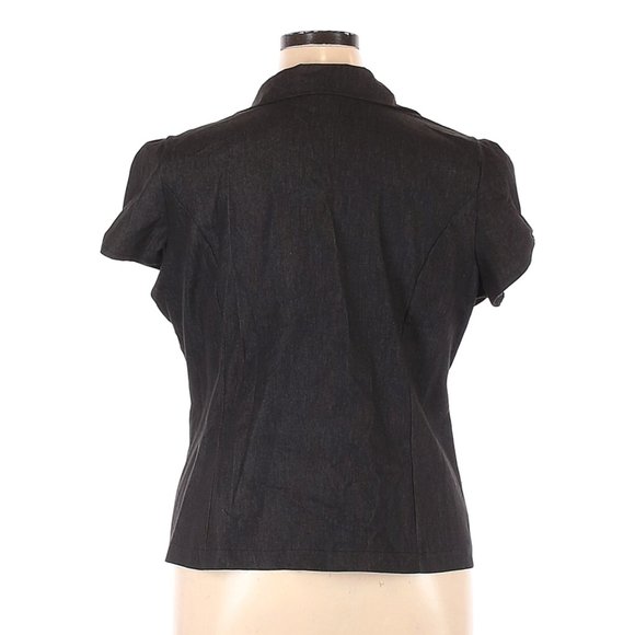 Size 18 Charcoal Short Sleeve Blazer - Picture 2 of 2